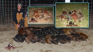 Feral Hog Control Methods  23 2727 Hog Trapping with Integrated Wild Pig Control™  JAGER PRO™ [upl. by Lleumas]