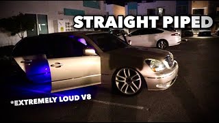 I MADE MY STRAIGHT PIPED LEXUS LS430 EVEN LOUDER [upl. by Barret]