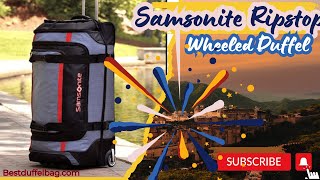 Samsonite Ripstop Wheeled Duffel Bag  Samsonite Ripstop Wheeled Rolling Duffel Bag [upl. by Eivi35]