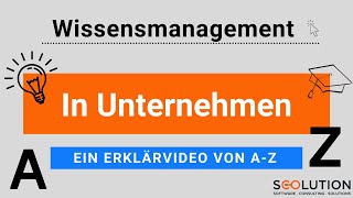 Wissensmanagement im Unternehmen  Erklärvideo [upl. by Neyuh]