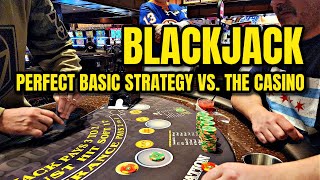 Blackjack  1000 VS Vegas Using Perfect Basic Strategy [upl. by Ainesej]