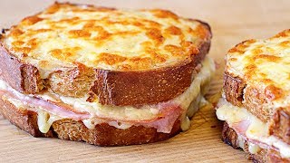 Sándwich croque monsieur  Receta fácil y rica [upl. by Zerline]