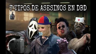 7 tipos de asesinos en Dead by daylight [upl. by Jarus686]