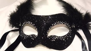 Masquerade Mask quot Night Skyquot DIY [upl. by Alios435]