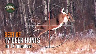 17 Deer Hunts in 17 Minutes ULTIMATE Deer Hunting Compilation  BEST OF [upl. by Eppilihp956]