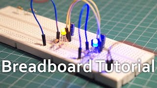 Breadboard tutorial How to use a breadboard for beginners [upl. by Nilson]