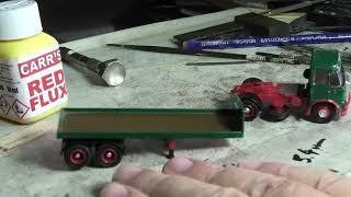 Making New 33ft Flatbed Trailer for 176 Atkinson Borderer [upl. by Acirederf637]