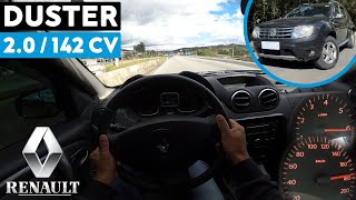 TESTE ACELERANDO RENAULT DUSTER 20 AUTOMÁTICA  É BOA ANDA BEM VALE A PENA AVALIAÇÃO NA ESTRADA [upl. by Nylarat308]