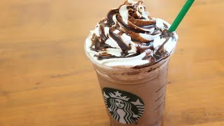 Starbucks Double Chocolate Chip Frappuccino  4 ingredients [upl. by Johna]