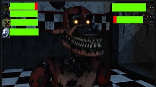 FNaF Hoaxes VS Nightmares With HealthBars [upl. by Roslyn559]