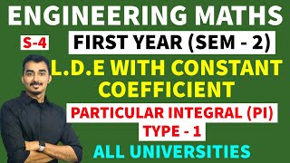 CF and PI  Engineering Mathematics 2  Differential Equation  M2 RGPV  L8 [upl. by Eppilihp]