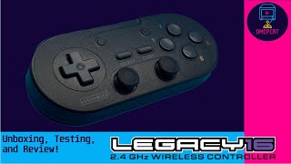 RetroBit Legacy16 Wireless Controller Unboxing Testing and Review [upl. by Jessalin]