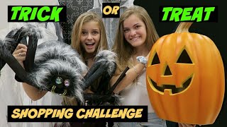 Trick or Treat Shopping Challenge  Jacy and Kacy [upl. by Kaitlyn427]