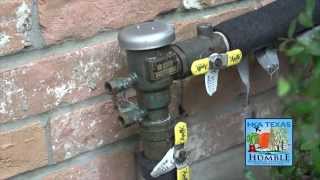 Winterizing your backflow preventer on your sprinkler irrigation system [upl. by Hanimay936]