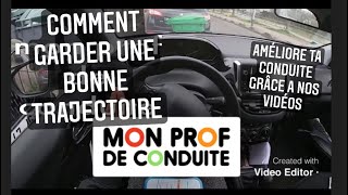 MON PROF DE CONDUITE maintenir la trajectoire et tenu du volant [upl. by Lattonia]