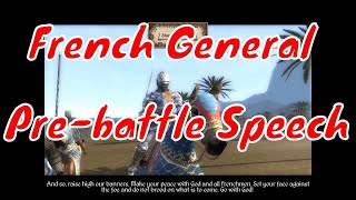 French General Pre battle Speech about all factions Total War Medieval 2 [upl. by Sucramaj637]