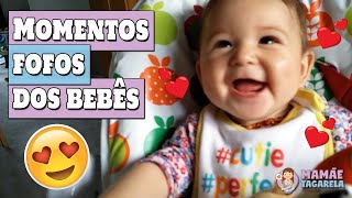 BEBÊS FOFOS Fazendo Gracinhas  Eric e Mia  VLOG da Família [upl. by Alrzc]