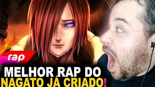 REACT Rap do Nagato Naruto  MINHA DOR  NERD HITS [upl. by Aihcsrop]