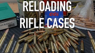 Reloading Rifle Ammo Simplified RCBS Single Stage Press [upl. by Assirram228]