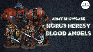 Blood Angels Horus Heresy army showcase [upl. by Asereht]