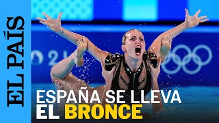 OLIMPIADAS  España se lleva el bronce en la natación sincronizada en París 2024  EL PAÍS [upl. by Archle675]