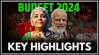 Budget 2024 TOP HIGHLIGHTS  Budget 2024 Takeaways  Income Tax  Standard Deduction [upl. by Ttesil800]