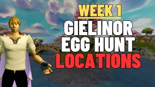 Week 1 Gielinor Egg Hunt Locations [upl. by Eemaj]