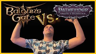 Baldurs Gate 3 Vs Pathfinder Wrath of the Righteous  BG3 VS WOTR  Real Talk [upl. by Marlene]