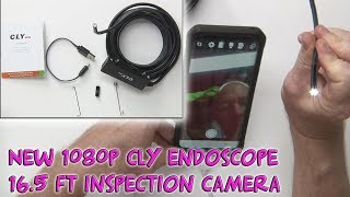 NEW Endoscope Inspection Camera 1080P HD Waterproof Borescope [upl. by Idihsar505]