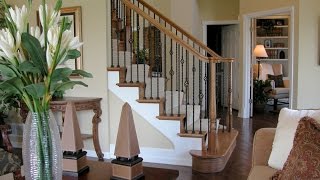 Wrought Iron Stair Railing Interior Designs [upl. by Hunger]