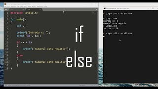 Programare pentru incepatori Limbajul C Lectia 21 Instructiunea if else [upl. by Cormack320]