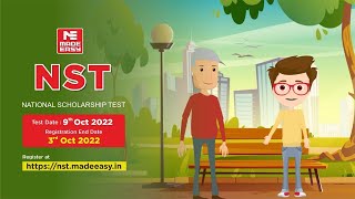 National Scholarship Test NST  For GATE 2024 amp ESE 2024  Classroom amp Online Courses  MADE EASY [upl. by Ruthi]