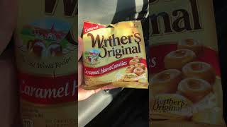 Werther’s Caramel Hard Candies Review food foodie foodreview viral trending like subscribe [upl. by Inihor]