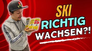 Perfekte Gleiteigenschaften Ski wachsen mit und ohne Bügeln – Tipps und Tricks [upl. by Scrogan]