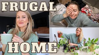 FRUGAL DAY AT HOME ORGANISING THE HOUSE CATCH UP WITH ME amp PERIMENOPAUSE MENTAL HEALTH CHATTY VLOG [upl. by Doralynne]