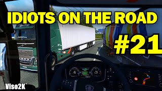 🚚 IDIOTS On The Road 21 Euro Truck Simulator 2 truckersmp ets2funnymoments [upl. by Zebapda562]