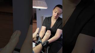 Ultra satisfying foot care ASMR massage relax pedicure spa nails [upl. by Tenahs]