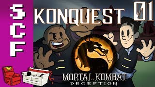 Mortal Kombat Deception Konquest Mode  Part 1 Super Couch Fighters Arcade Mode [upl. by Juliann]