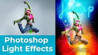 Creating EyeCatching Neon and Light Effects in Photoshop [upl. by Janna]