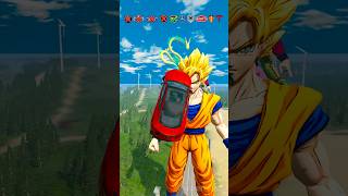 Cars VS Dragon Ball Characters 🐉  BeamNGdrive dragonball sparkingzero DBZ shorts [upl. by Ime]