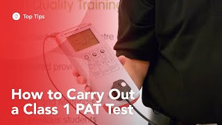 How to Carry Out a Class 1 PAT Test [upl. by Airamalegna]