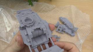 Space Marine Legion  Deimos Vindicator Laser Destroyer  Unboxing amp Review HH amp WH40K [upl. by Euqnom22]