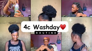 EASIEST 4C WASHDAY ROUTINEStart to Finish♥️ [upl. by Pownall]