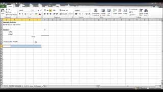 How to Create a Bookkeeping Spreadsheet using Microsoft Excel  Part 4 [upl. by Elrak125]