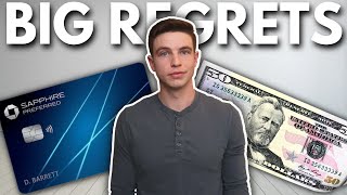 My 7 Biggest Regrets With Credit Cards amp Money [upl. by Nosned561]