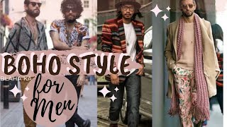 11 BOHEMIAN STYLE FOR MEN  BOHO OUTFITS  Style Guide 2020 [upl. by Oenire]