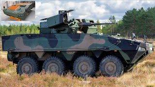 Poland is seen buying a new version of the Rosomak combat vehicle [upl. by Dranyl]