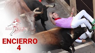 CUARTO ENCIERRO de San Fermín 2023  Toros de Fuente Ymbro [upl. by Witty430]