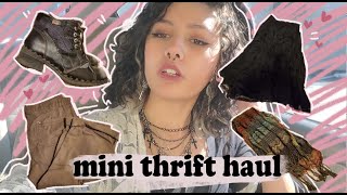 mini thrift haul grunge hippie goth [upl. by Giliana772]