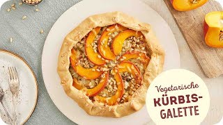 Ganz einfach KürbisGalette  vegetarisch [upl. by Benetta129]